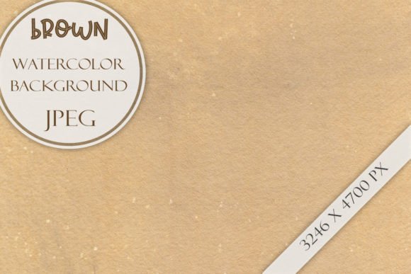 Download Brown Watercolor Background - Color Collection