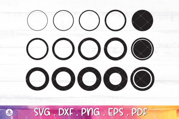 Download Circle Frame Bundle SVG, Circle Border S - Premium Resources