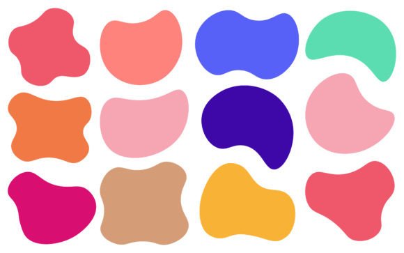 Download Colorful Blob Shape Vector Illustration - Color Collection
