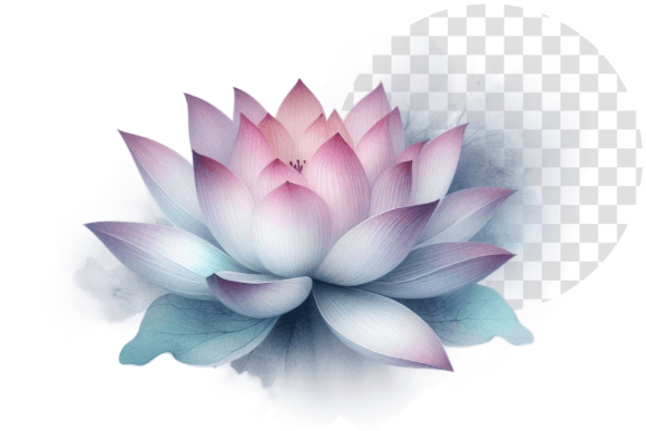 Download Lotus Elegance Watercolor Bloom Clipart - Color Collection