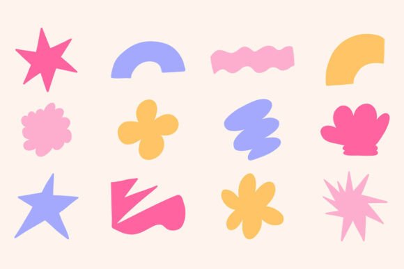 Download Abstract Shapes SVG Bundle Colorful Set - Color Collection