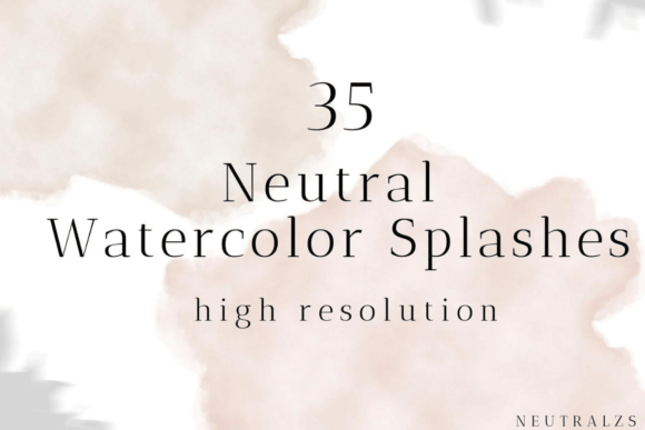 Download Neutral Watercolor Washes Clipart - Color Collection