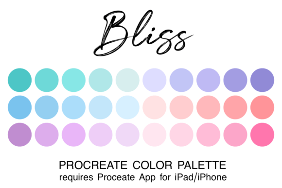 Download Bliss Procreate Color Palette - Premium Resources