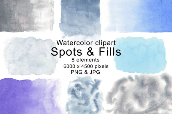 Download Clipart Watercolor Spot Fill Clipart PNG - Color Collection