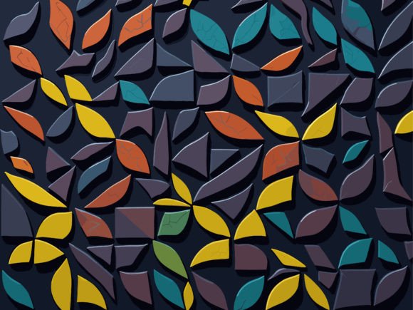 Download Colorful Shapes on Dark Background - Color Collection