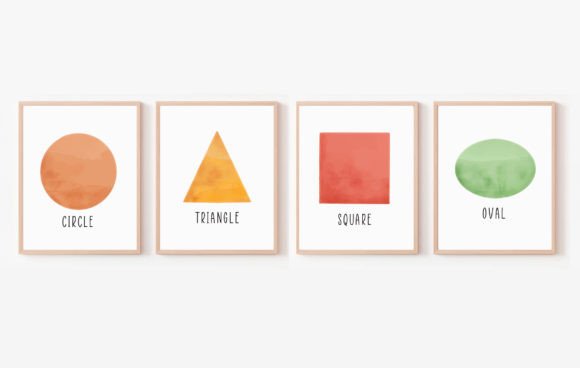 Download Watercolor Shapes Collection, Shapes Set - Color Collection