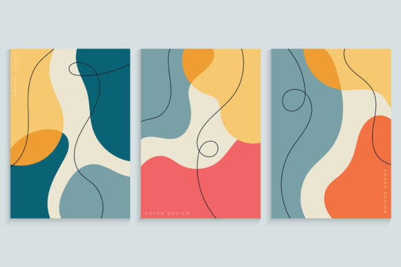 Download Organic Background with Colorful Shapes - Color Collection