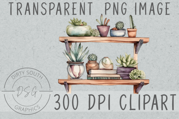 Download Watercolor Boho Decor Shelf - Color Collection
