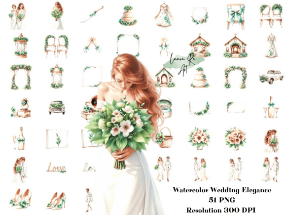 Download Watercolor Wedding Elegance - Color Collection