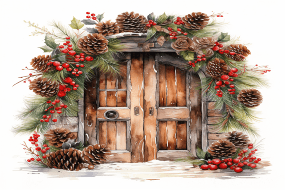 Download Watercolor Christmas Background - Color Collection