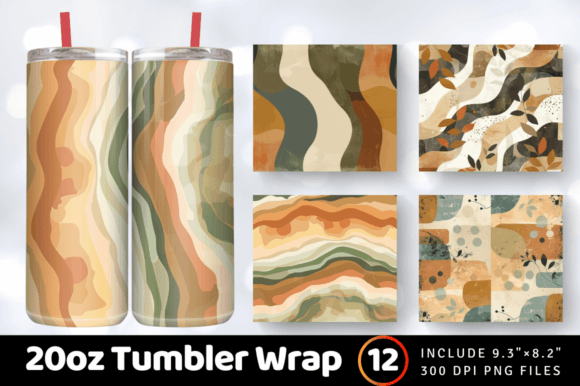 Download Earthy Colors Tumbler Wrap - Color Collection