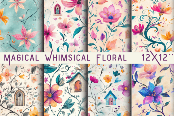 Download Magical Whimsical Floral Wallpaper - Whimsical Collection
