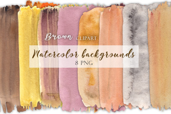Download Brown Watercolor Boho Background - Color Collection