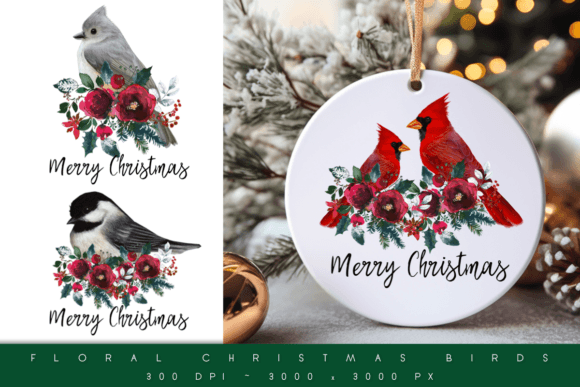 Download Christmas Birds PNG Sublimation Designs - Premium Resources