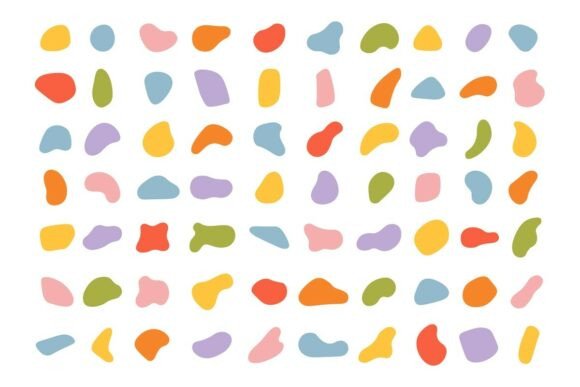 Download Various Blotch. Random Color Blobs, - Color Collection