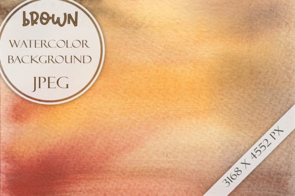 Download Brown Watercolor Background - Color Collection