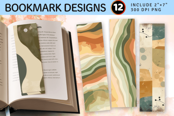 Download Earthy Colors PNG Bookmark Design - Color Collection