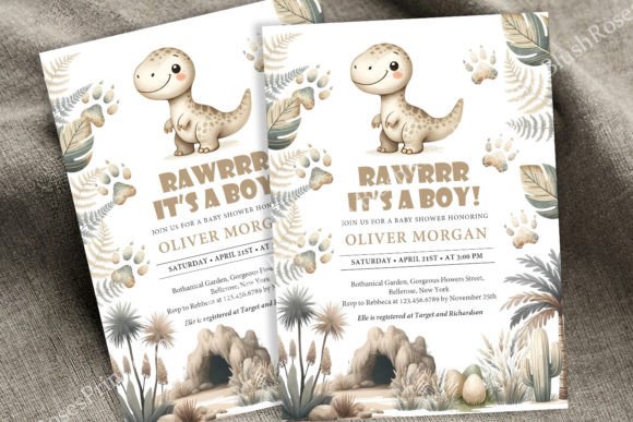 Download Earthy Colors Gender Neutral Baby Dino - Color Collection